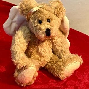 Vintage Boyd’s Angel Teddy Bear Plush ornament